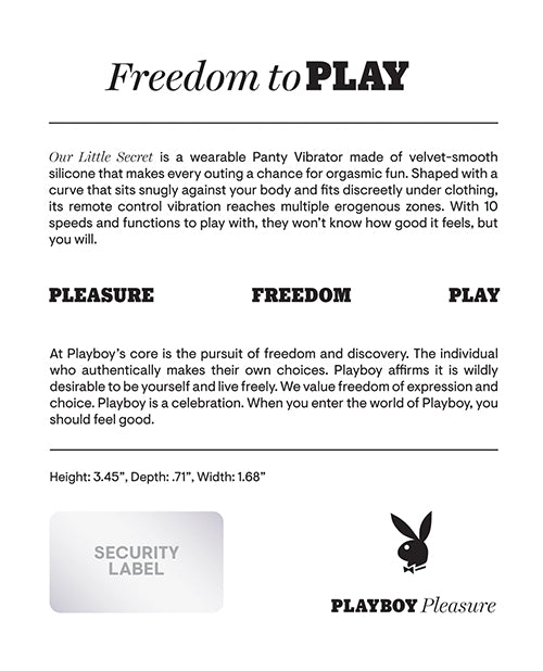 Playboy Our Little Secret