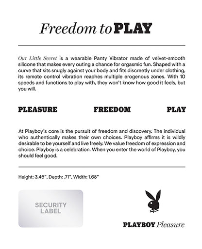 Playboy Our Little Secret