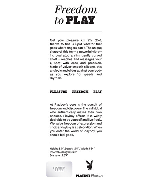 Playboy On The Spot
