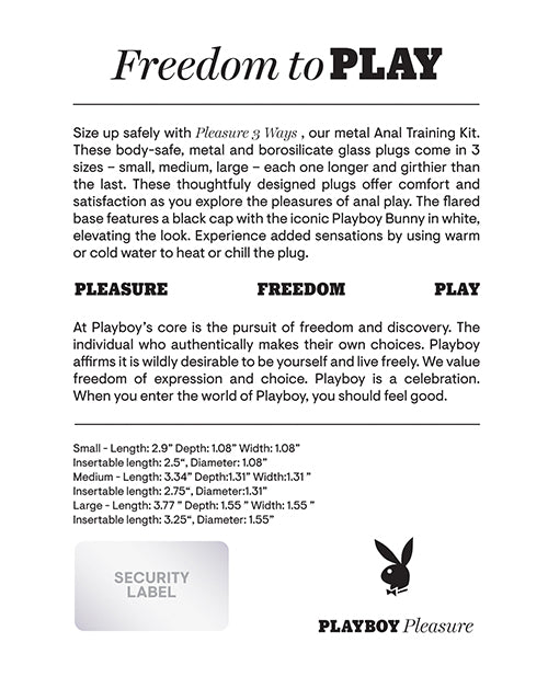 Playboy Pleasure 3 Ways