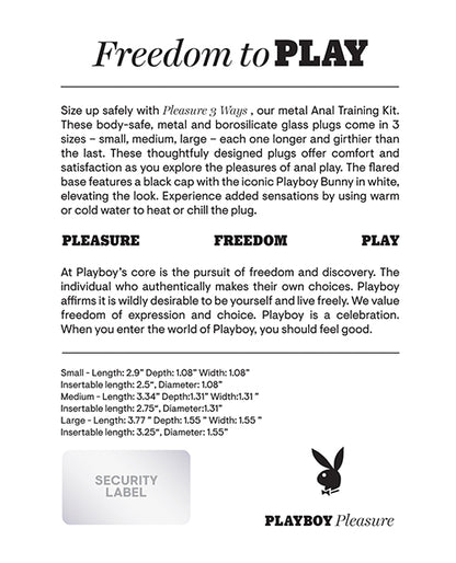 Playboy Pleasure 3 Ways