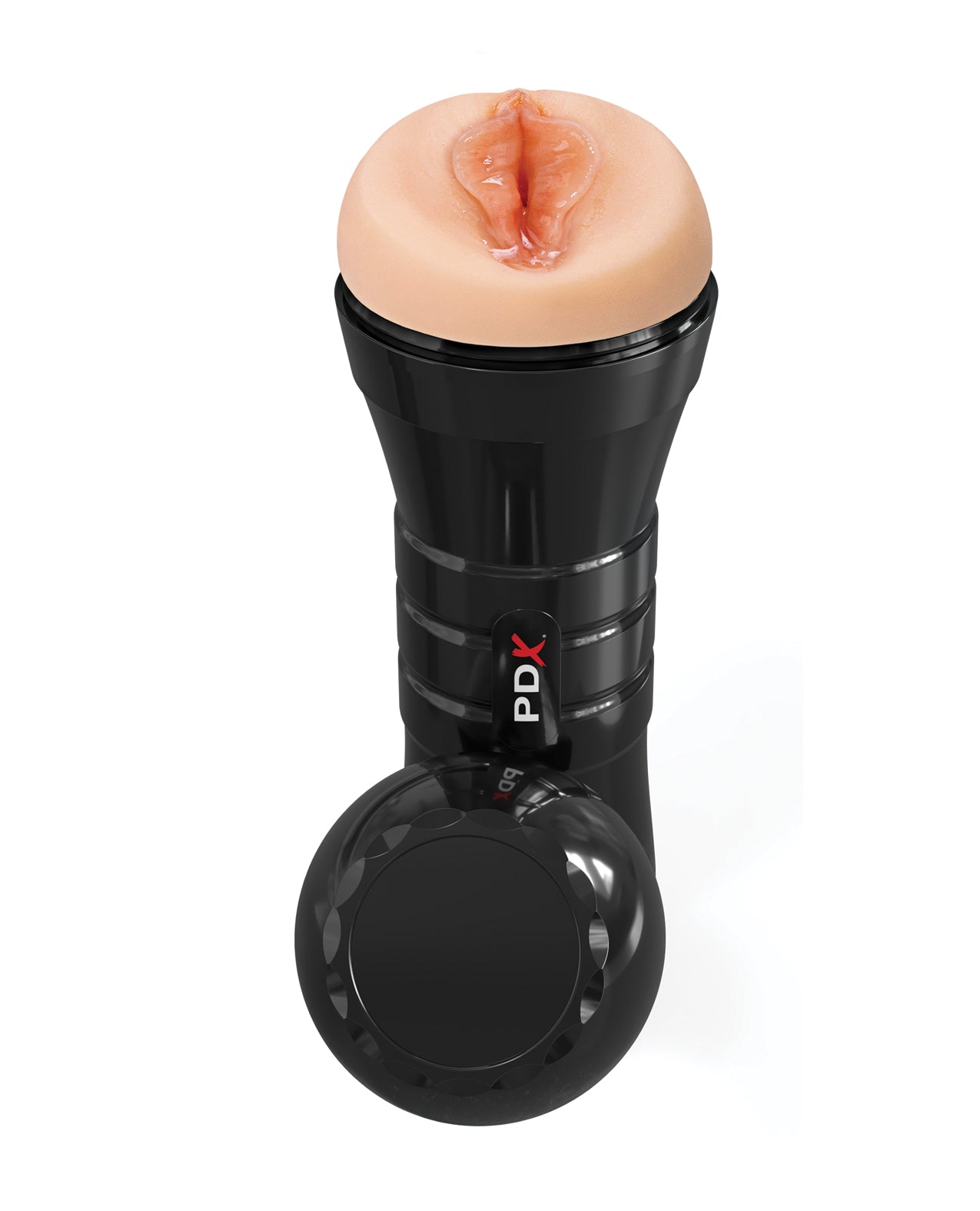 PDX Extreme Wet Pussies Super Luscious Lips XXL Stroker - Brown