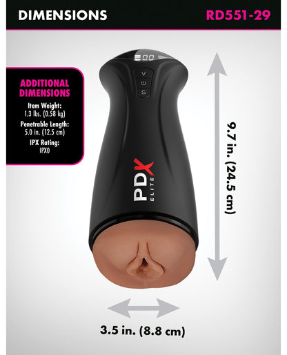 PDX Elite Fuck-Gasm Pussy Stroker - Light