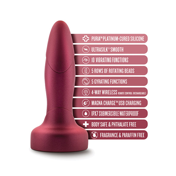 Blush Anal Adventures Matrix Atomic Plug - Martian Wine