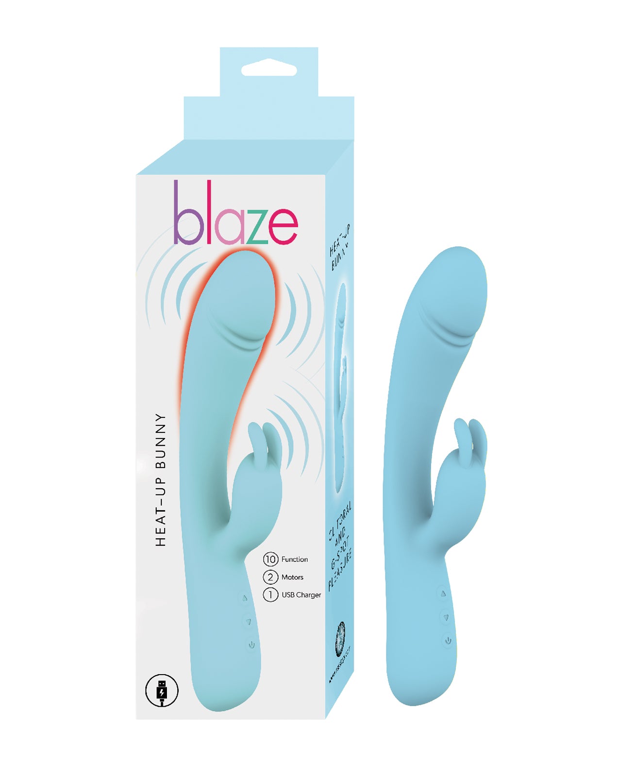 Blaze Heat Up Bunny – Warming & Vibrating Rabbit Vibrator – Kinkly Shop