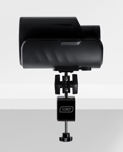 The KIIROO KEON: Table Clamp shown attached to the KEON to showcase how it works | Kinkly Shop