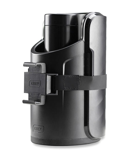 The KIIROO KEON Accessory: Phone Holder shown wrapped around the KEON without a phone in it. | Kinkly Shop
