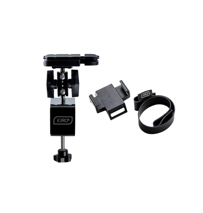 The KIIROO KEON Accessory: Phone Holder bundle that includes the Table Clamp mount as well. | Kinkly Shop