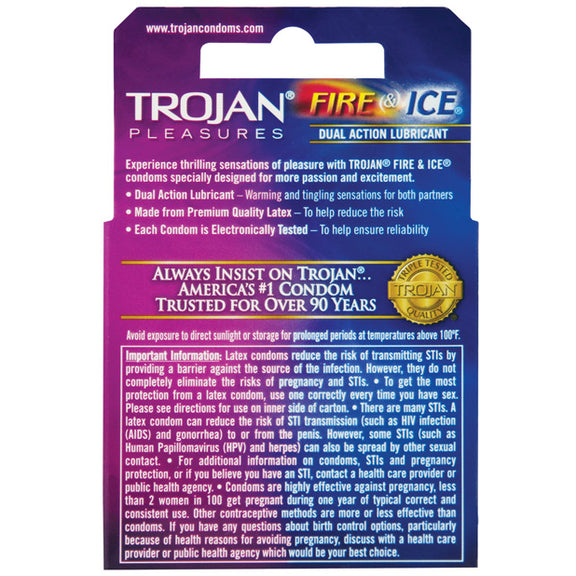 Trojan Fire & Ice Condoms