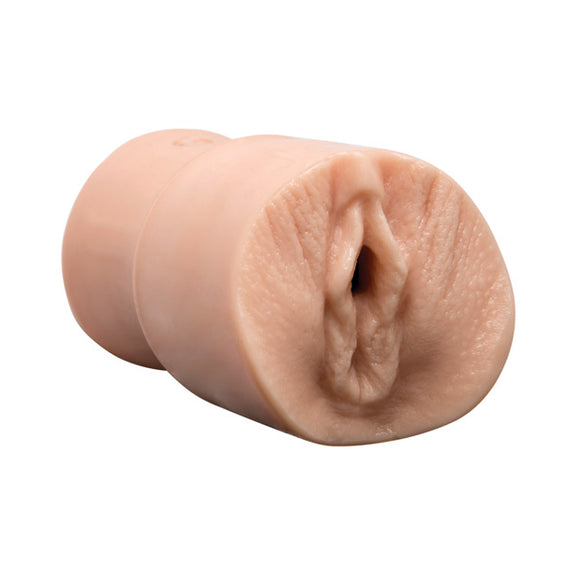 Close-up of the Signature Strokers - Dani Daniels. The orifice entrance is molded directly from Dani's own anatomy. | Kinkly Shop