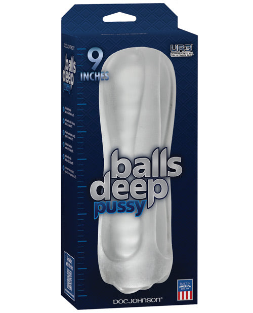 Packaging for the Balls Deep Pussy stroker | Kinkly Shop