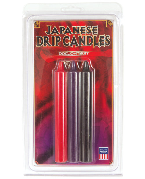 Packaging for the Drip Candles 3-Pack | Kinkly Shop