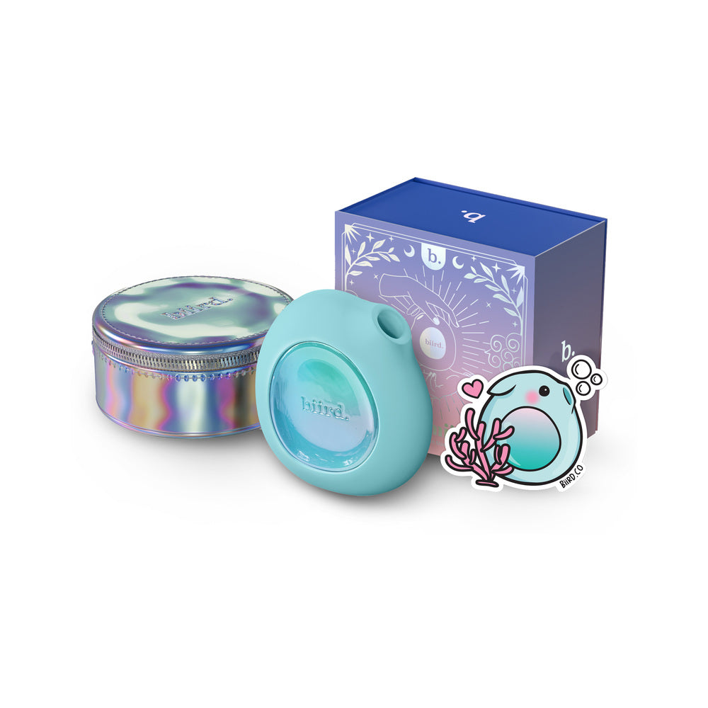 The Biird Lumii in Mint shown next to the packaging and everything it comes with. | Kinkly Shop