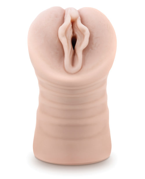 Close-up on the vulva entrance of the Blush Ashley. It has pronounced inner labia. | Kinkly