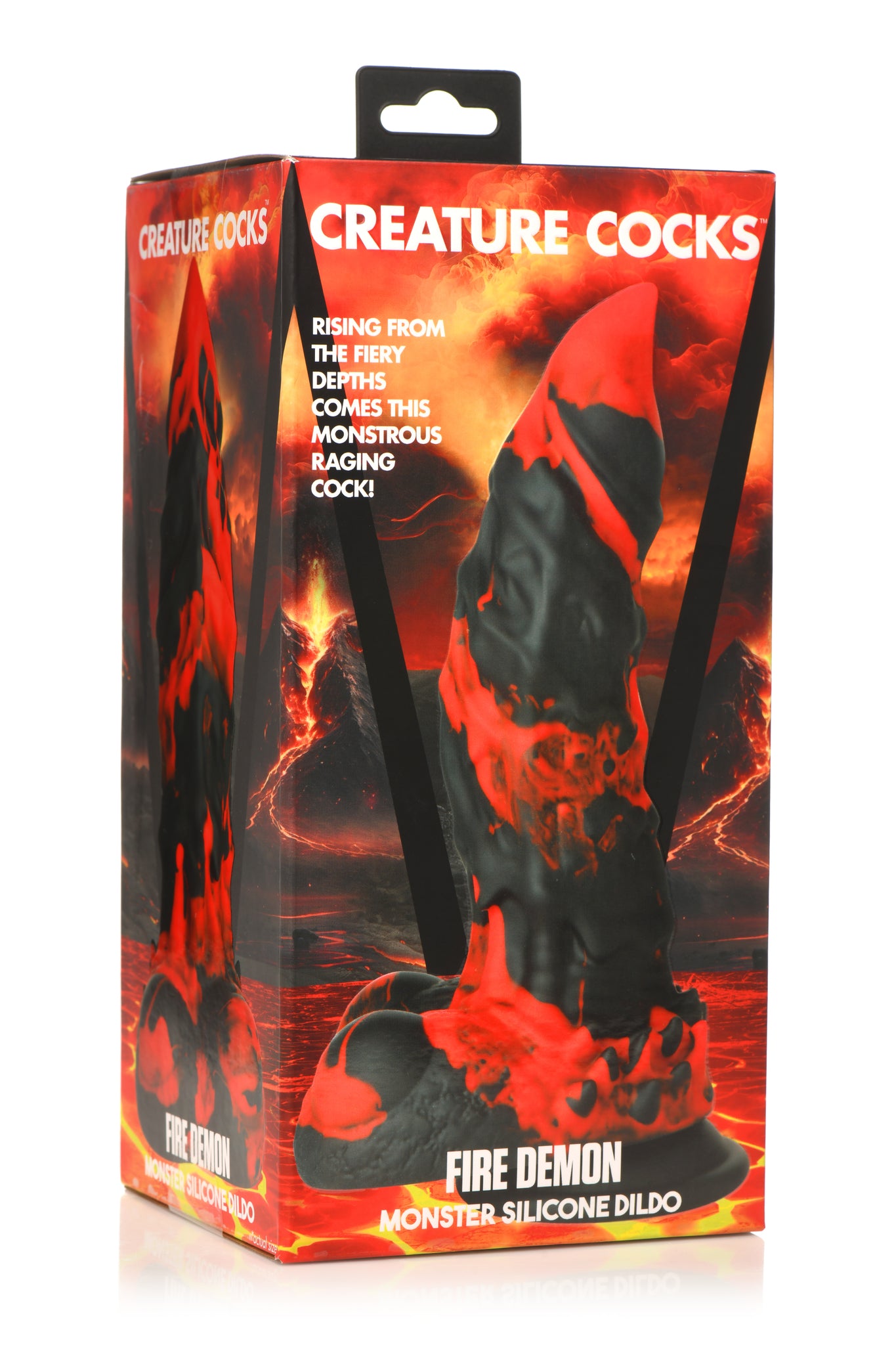 Packaging for the Creature Cocks Fire Demon | Kinkly Shop