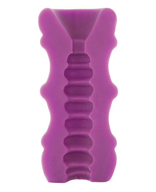 Internal cross-section showcases the ribbed internal design of the Mood Pleaser in Thick Rib. | Kinkly Shop