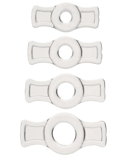 TitanMen Cock Ring Set in Clear | Kinkly Shop