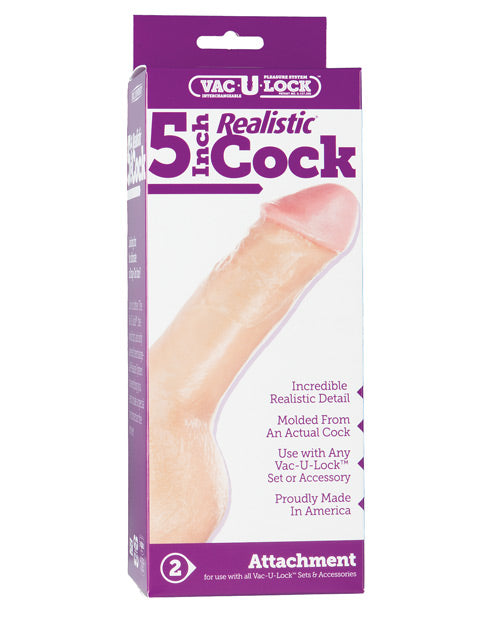 Packaging for the Vac-U-Lock Ultraskyn in 5" White | Kinkly Shop