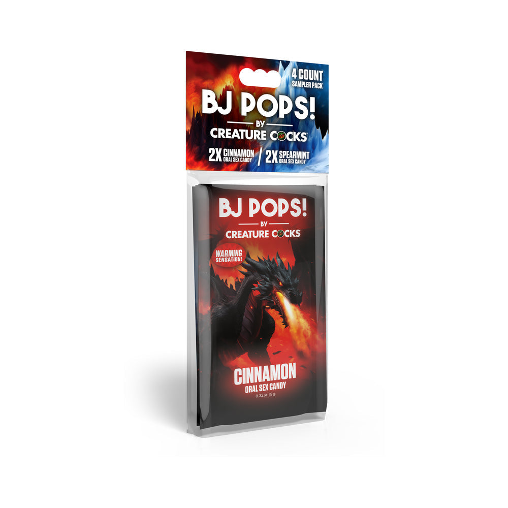4 pack of the Creature Cocks BJ Pops! Display Size | Kinkly Shop