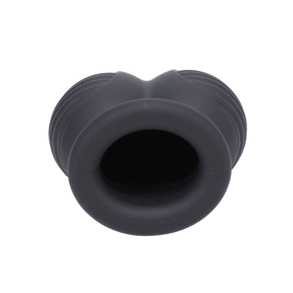 Close-up on the hole that leads into the inside of the Fort Troff Ball Bunker to wear it | Kinkly Shop