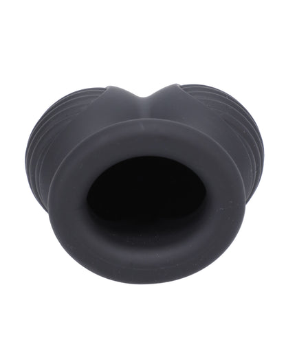 Close-up on the hole that leads into the inside of the Fort Troff Ball Bunker to wear it | Kinkly Shop