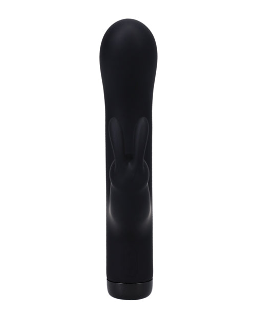 Top-down view of the rabbit vibe, showcasing the toy's clitoral "bunny ears" | Kinkly Shop