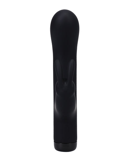 Top-down view of the rabbit vibe, showcasing the toy's clitoral "bunny ears" | Kinkly Shop