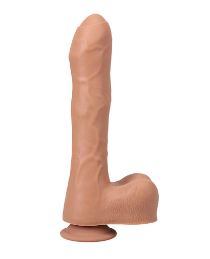 Side view of the Fort Troff Thruster Uncut. The dildo is uncut. | Kinkly Shop
