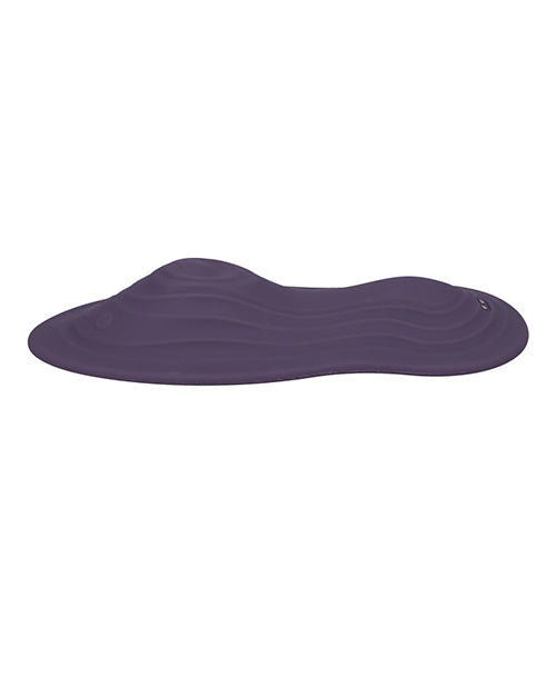 The iRide Pleasure Seat shown from the side. The surface has deep ripples that make for more pleasurable texturing. | Kinkly Shop
