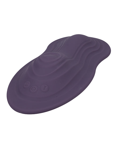 Close-up of the 3 buttons on the front of the iThrob iRide Pleasure Seat. It allows for easy control of the toy even if you don't have the remote. | Kinkly Shop