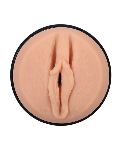 Close up of the orifice entrance of the Main Squeeze - Lily Larimar, molded directly from Lily's own vulva | Kinkly Shop