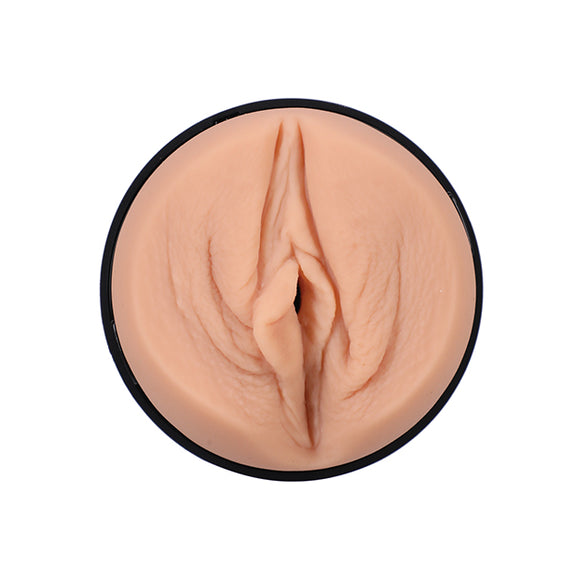 Close-up of the vulva orifice of the Main Squeeze - Sybil. This vulva is molded directly from Sybil herself. | Kinkly Shop