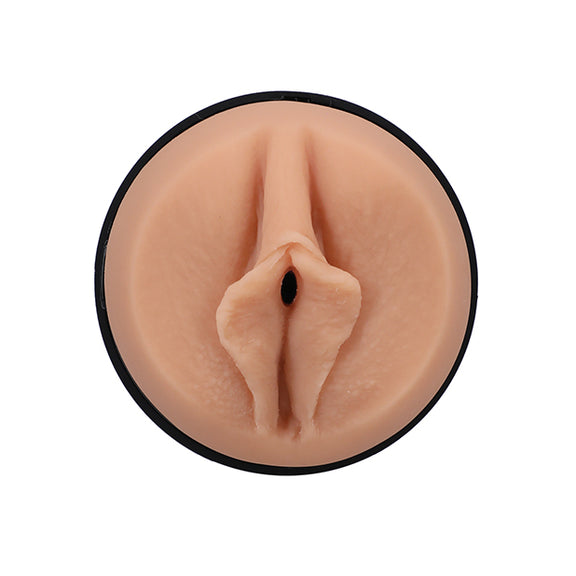 Close-up on the orifice of the Main Squeeze - Stella Barey, molded directly from Stella's own vulva. | Kinkly Shop
