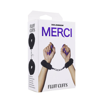 Merci Fluff Cuffs packaging | Kinkly Shop