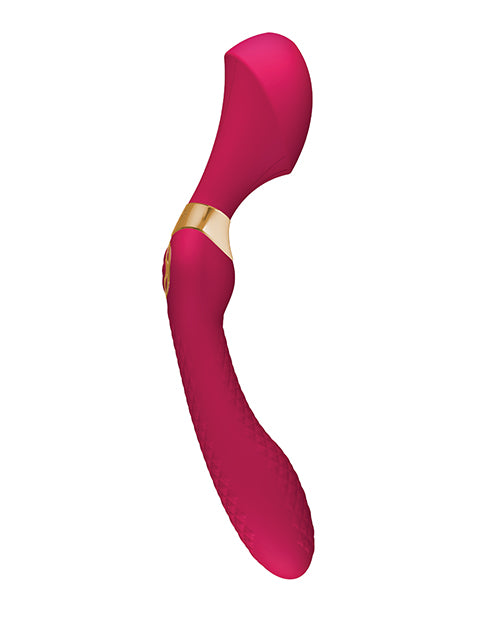 Side view of the Shunga Zoa, showcasing the U-shaped curve of the toy | Kinkly Shop