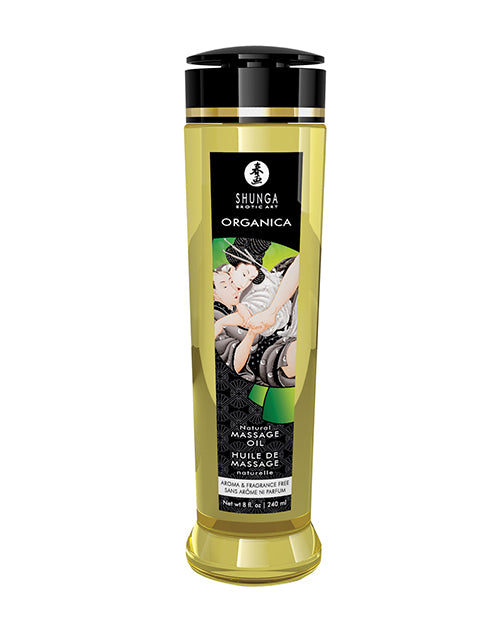 The Shunga Organic Kissable Massage Oil in Aroma and Fragrance-Free | Kinkly Shop