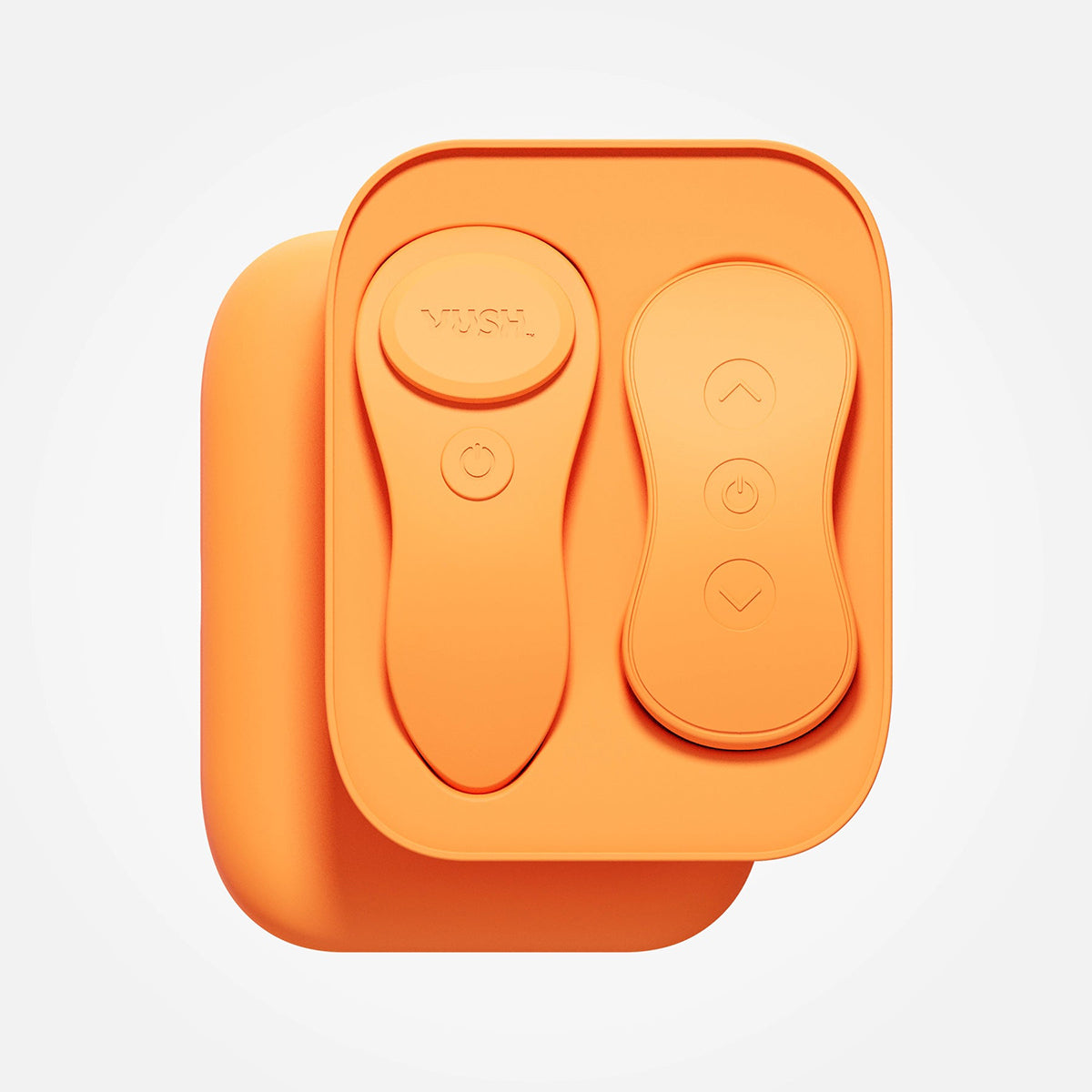 The VUSH Luna shown resting in their storage and charging box. | Kinkly