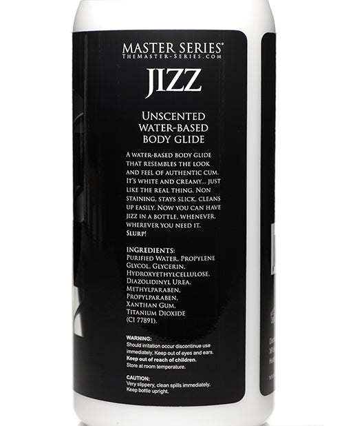 Master Series Jizz Unscented Lube - 8 oz
