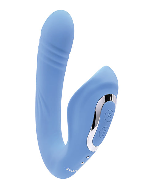 Side view of the Evolved Tap & Thrust showcases the two buttons on the front of the shaft very clearly | Kinkly Shop