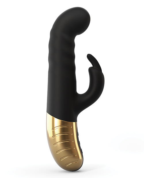 Side view of the Dorcel G-Stormer Thruster. The insertable shaft has a thick g-spot-focused tip. | Kinkly Shop