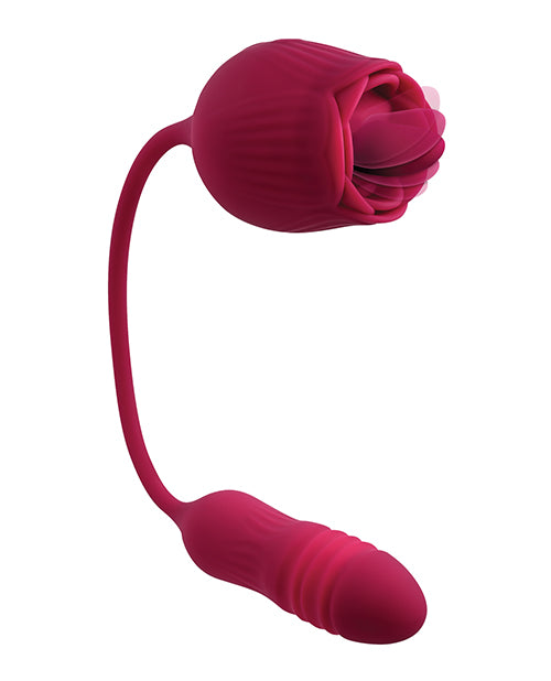 The Evolved Wild Rose shown with the tongue waggling out the center of the Rose. | Kinkly Shop