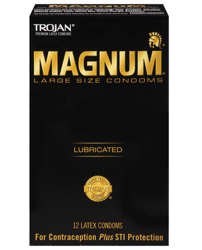 Trojan Magnum Condoms - 12 Pack