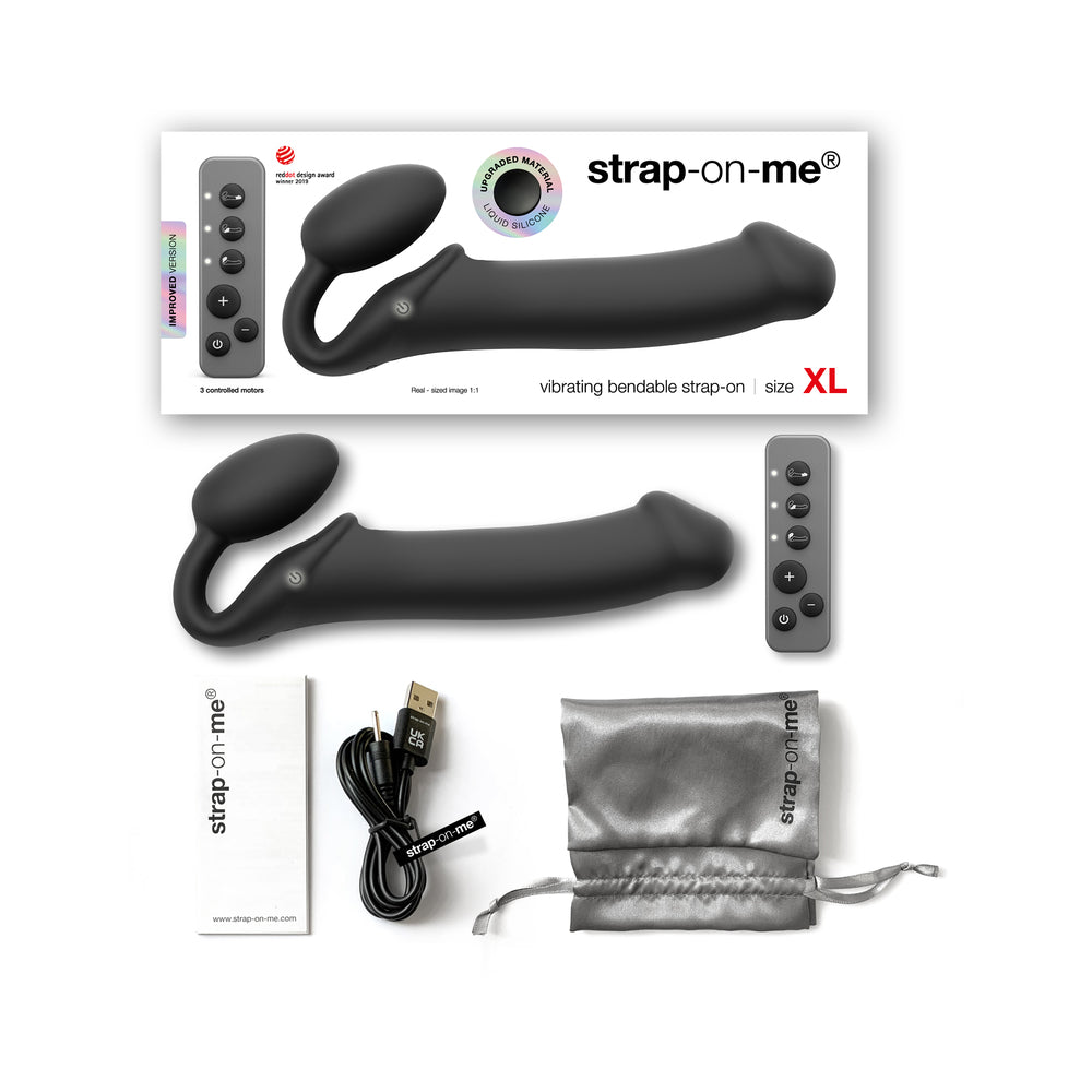 Strap-On-Me Vibrating Bendable Strapless Strap-On