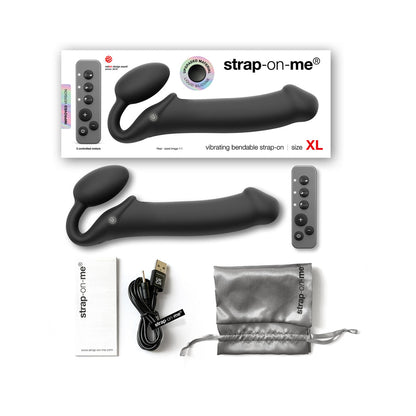 Strap-On-Me Vibrating Bendable Strapless Strap-On