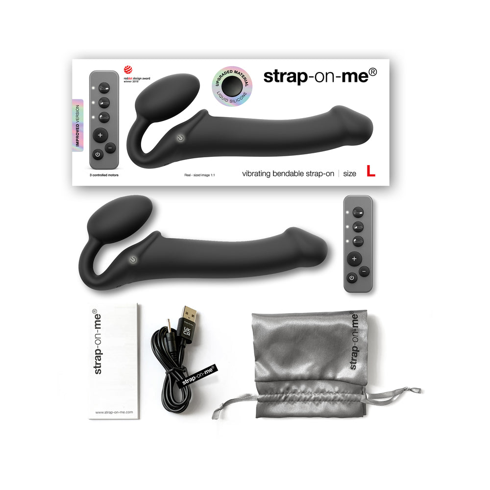 Strap-On-Me Vibrating Bendable Strapless Strap-On