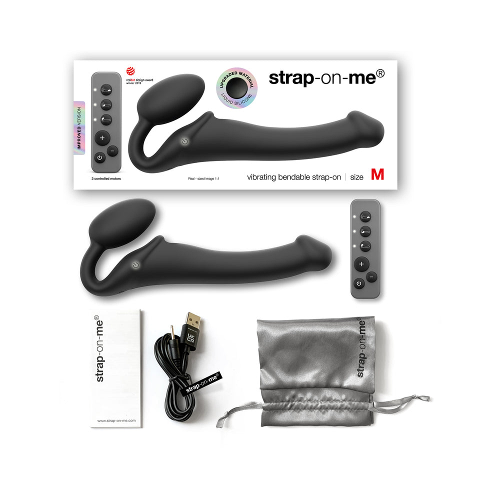 Strap-On-Me Vibrating Bendable Strapless Strap-On