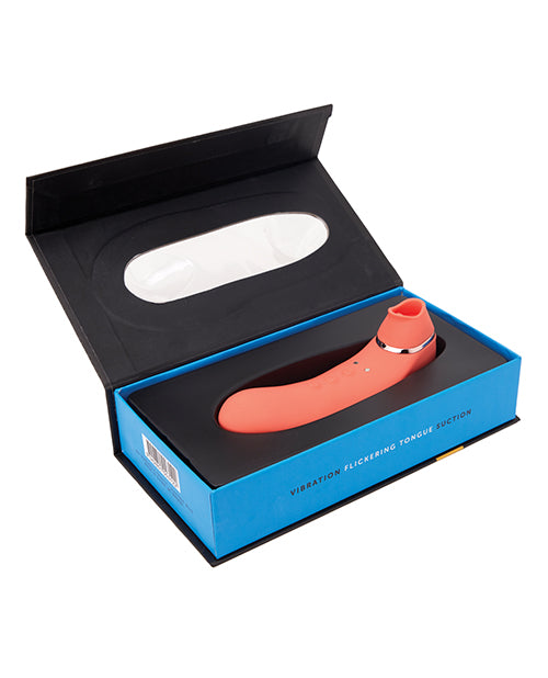 nu Sensuelle Trinitii Vibrador de succión de lengua 3 en 1