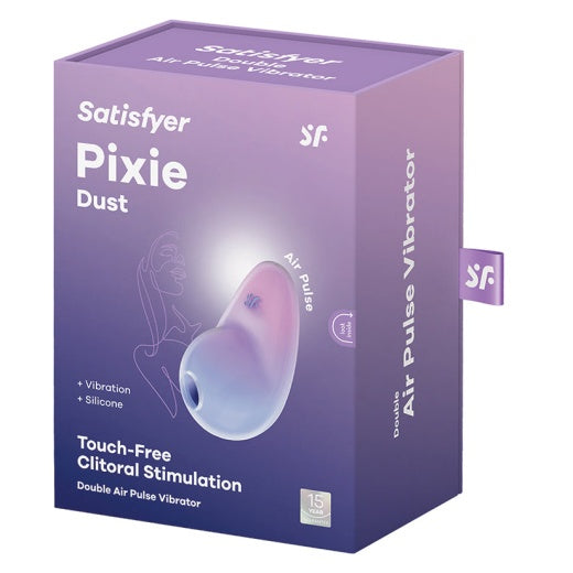 Satisfyer Pixie Dust Air Pulse & Vibration Clitoral Toy Kinkly Shop Satisfyer Pixie Dust Air Pulse & Vibration Clitoral Toy Kinkly Shop