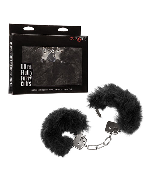 The Ultra Fluffy Cuffs in Black | Kinkly Shop