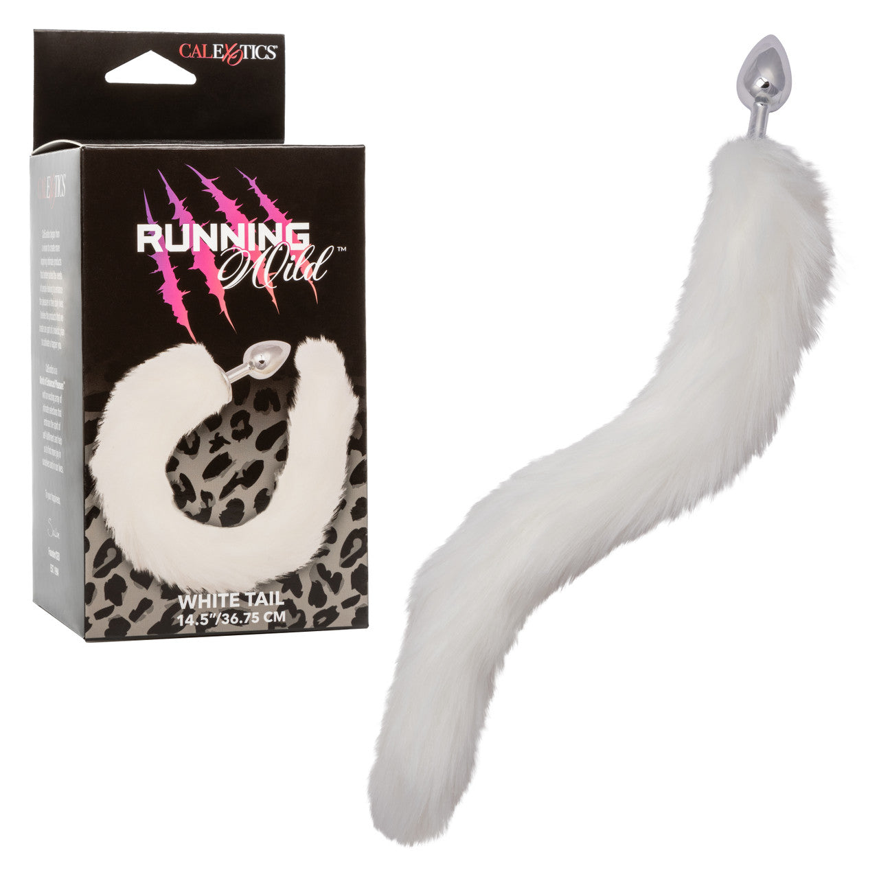 Running Wild Tail Plug in White | Kinkly Shop